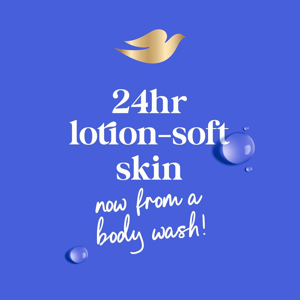 Dove Body Wash Deep Moisture for 24hr Lotion-Soft Skin Moisture Moisturizing Skin Cleanser with No Sulfates No Parabens 30.6 oz