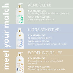 Dove Serum Body Wash Ultra Gentle hydrating cleanse with only 10 essential ingredients 18.5 Fl Oz