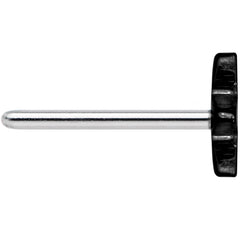 Implant Grade 23 Titanium Black Star Threadless Push In Top