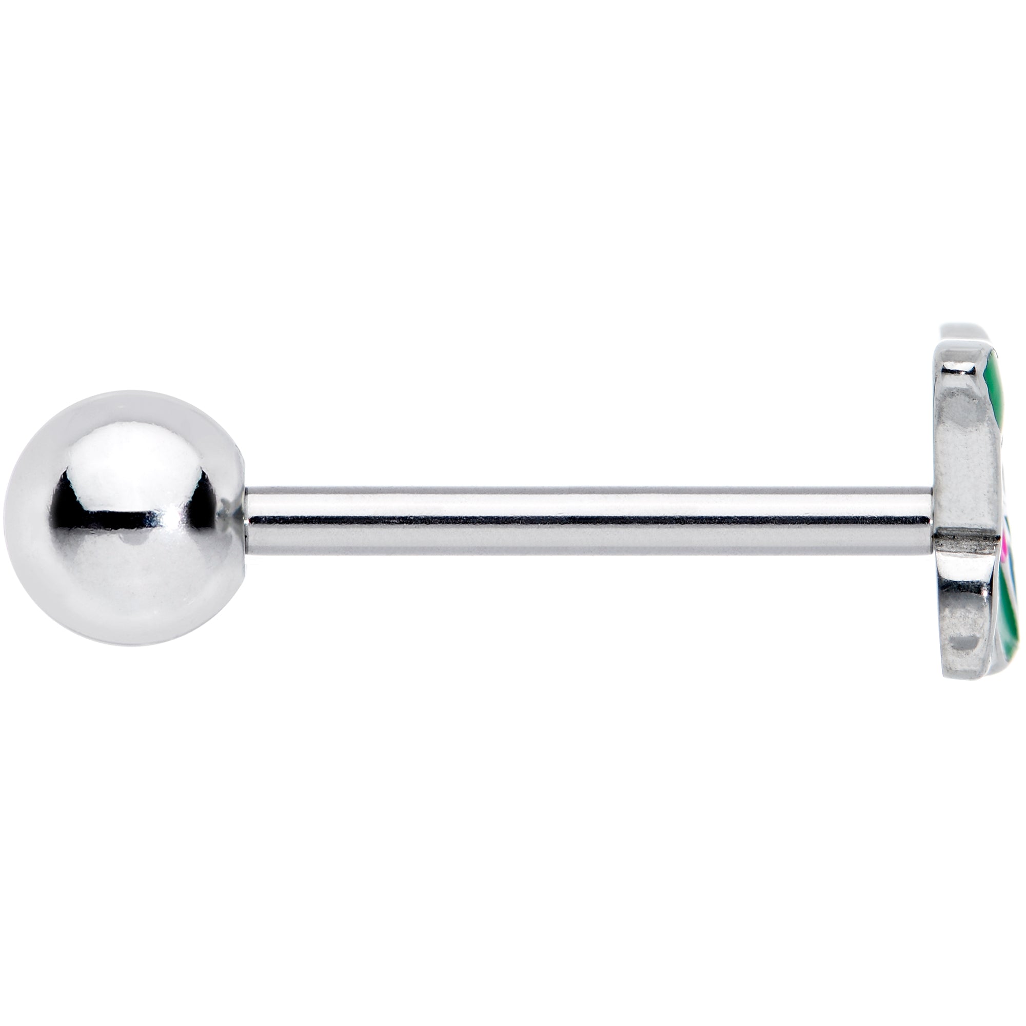 Brilliant Butterfly Barbell Tongue Ring