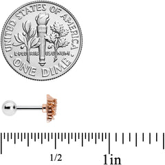 16G 1/4 Autumn Pine Cone Cartilage Tragus Earring