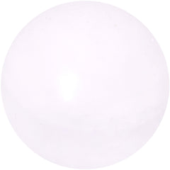 Pink Synthetic Light Rose Quartz Barbell Tongue Ring