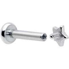 16G 1/4 G23 Titanium Super Star Internal Thread Labret Monroe Tragus