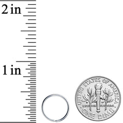 18G 3/8 Grade 23 Titanium Bendable Hoop Ring
