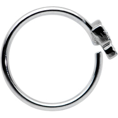 20G 5/16 Textured Little Bow Seamless Nose Hoop