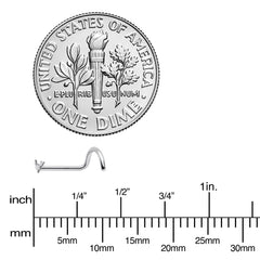 20G 1/4 Itty Bitty Bat Left Side Nose Screw