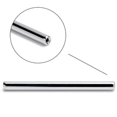 14G 3/4 ASTM F-136 Implant Grade Titanium Threadless Replacement Barbell
