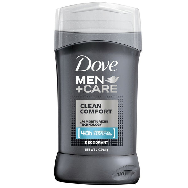 Dove Men+Care Deodorant Stick Clean Comfort 3 oz(Pack of 4)