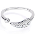 A Little Leaf Adjustable Toe Ring