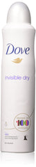 Dove Antiperspirant Body Spray 250Ml Invisable Dry 1-Pack
