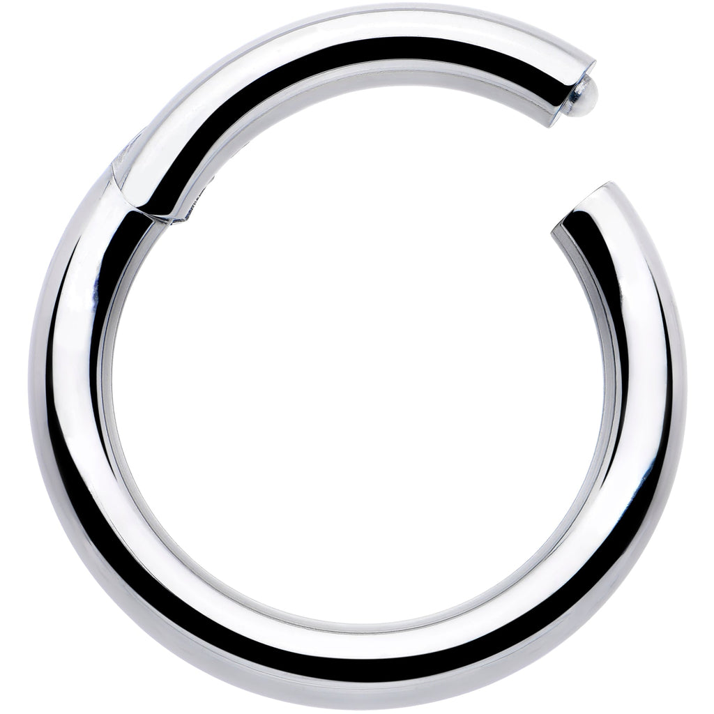 10G 9/16 316L Surgical Steel Precision Hinged Segment Hoop