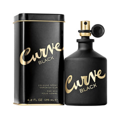 Curve Black Men's Cologne Fragrance Spray, Casual Day or Night Scent, 4.2 fl oz