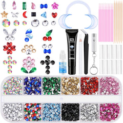 DAZZLEBRITE Tooth Gem Kit, Tooth Gems Kit for Teeth, Beginners Starter Crystals Teeth Gem Jewelry for Women Men, Bedazzling Gems Kits with Pickup Tools.