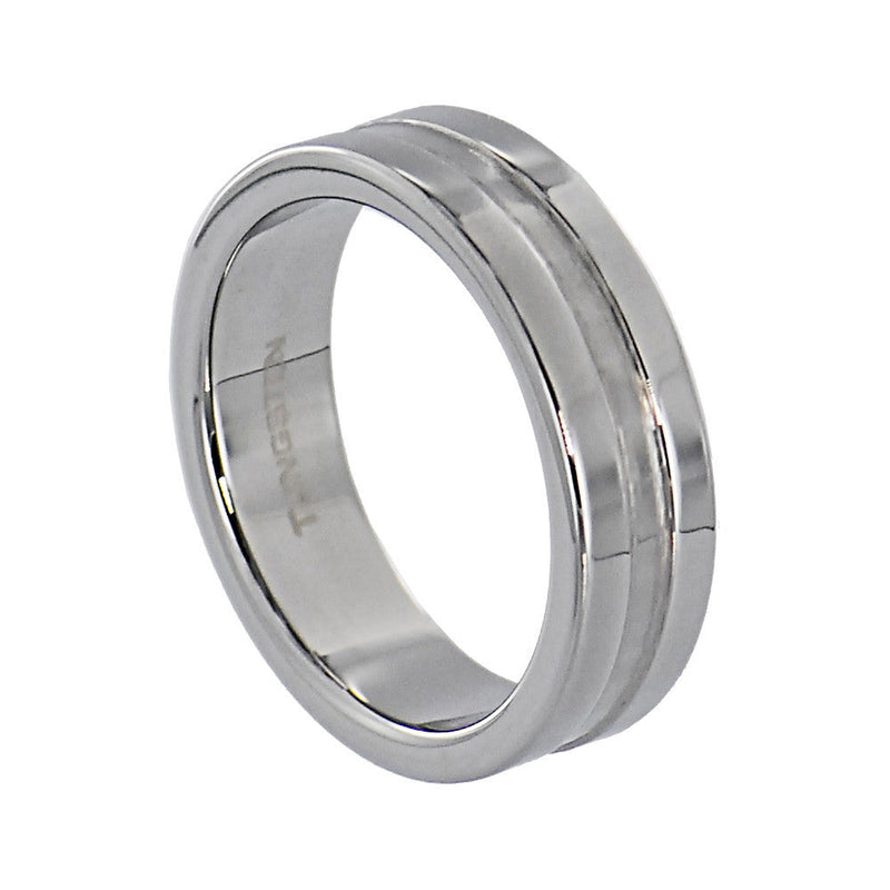 Genuine TUNGSTEN Design No. 6 Band Ring