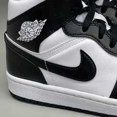 NIKE AIR JORDAN 1 Mid Panda Shoe Women's Sz 9 Black / White DV0991-101 (New)
