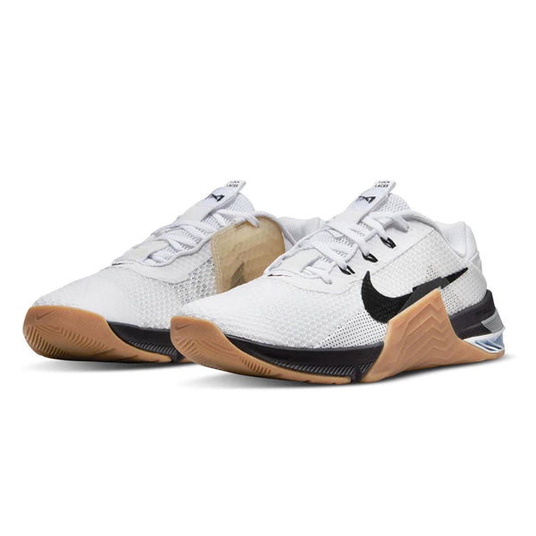 Nike Mens Gymnastics Shoes White Black Gum Med Brown Particle Grey 48.5 EU