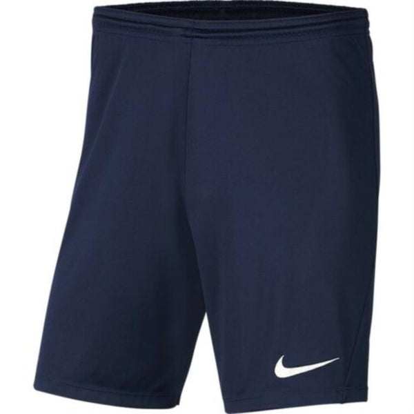 Nike Mens Soccer Park III Shorts (Navy/White Small)