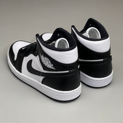 NIKE AIR JORDAN 1 Mid Panda Shoe Women's Sz 9 Black / White DV0991-101 (New)