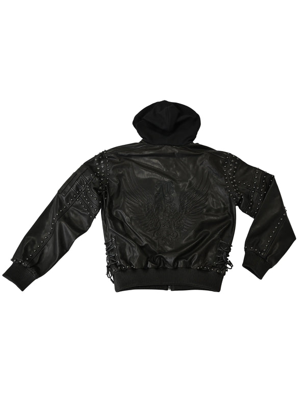 Leather Bomber Jacket