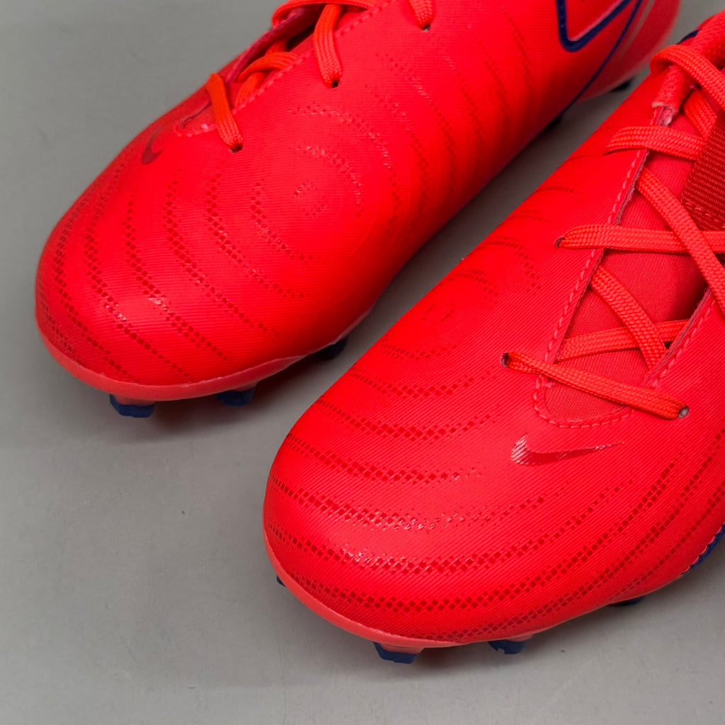 NIKE Kids Shoes Cleat Phantom GX II Academy X Haaland FG/MG Sz 2y Bright Crimson As-is