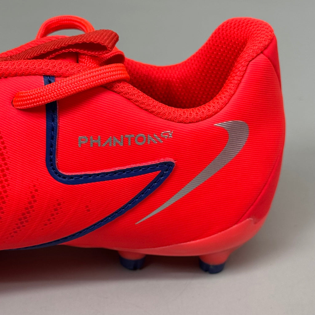 NIKE Kids Shoes Cleat Phantom GX II Academy X Haaland FG/MG Sz 2y Bright Crimson As-is