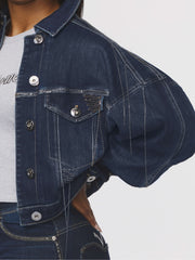 Denim Chain Link Jacket