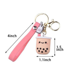 Charming Bubble Tea Keychain – Perfect for Boba Tea Enthusiasts