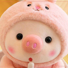 Boba Pig Stuffed Animal Soft Plushie Gift for Girls & Boys
