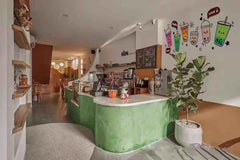 Boba Store Wall Decoration – Vibrant and Easy to Install