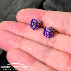 Word DELULU Stud Earrings by Onyx O
