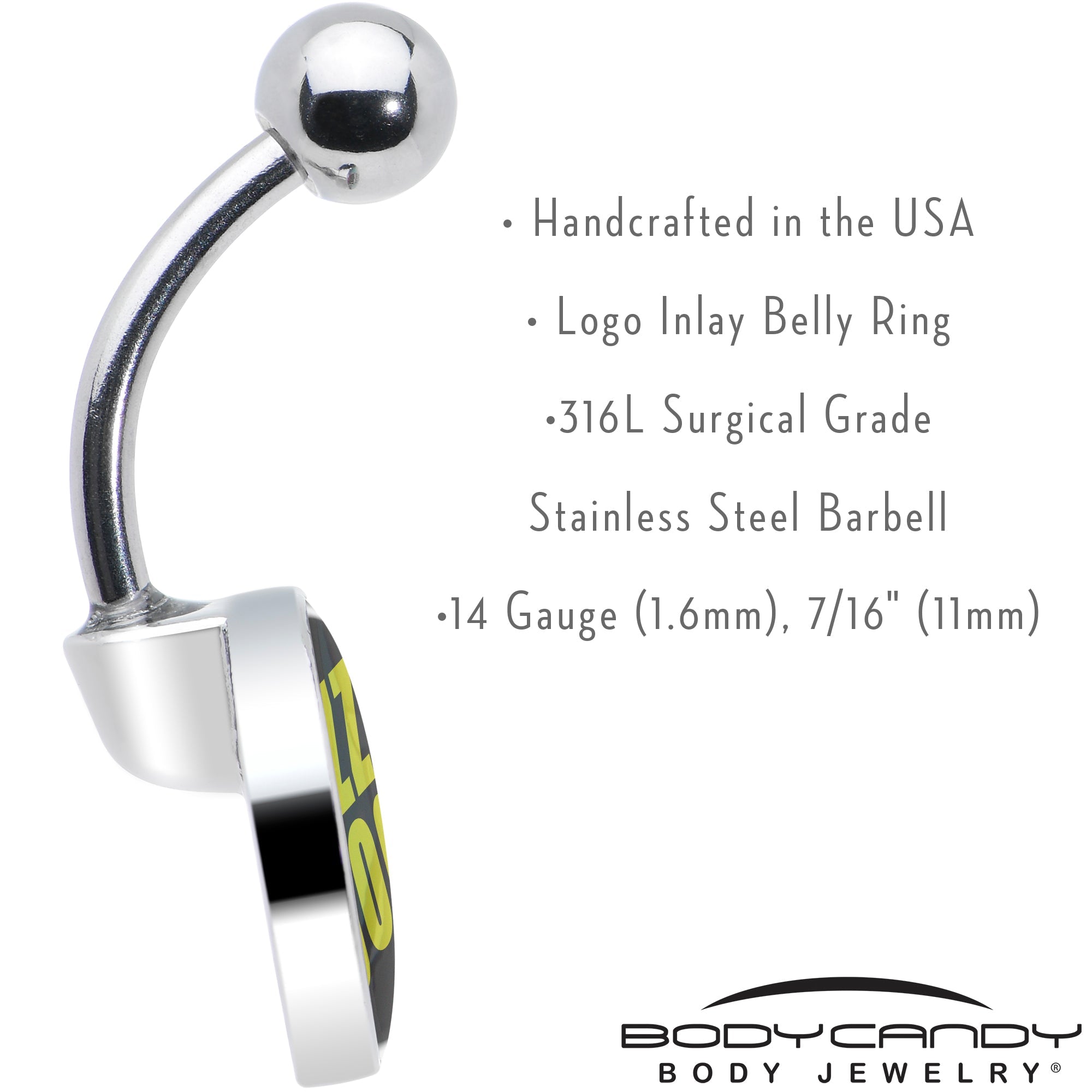 RIZZ GOD Belly Ring by Onyx O