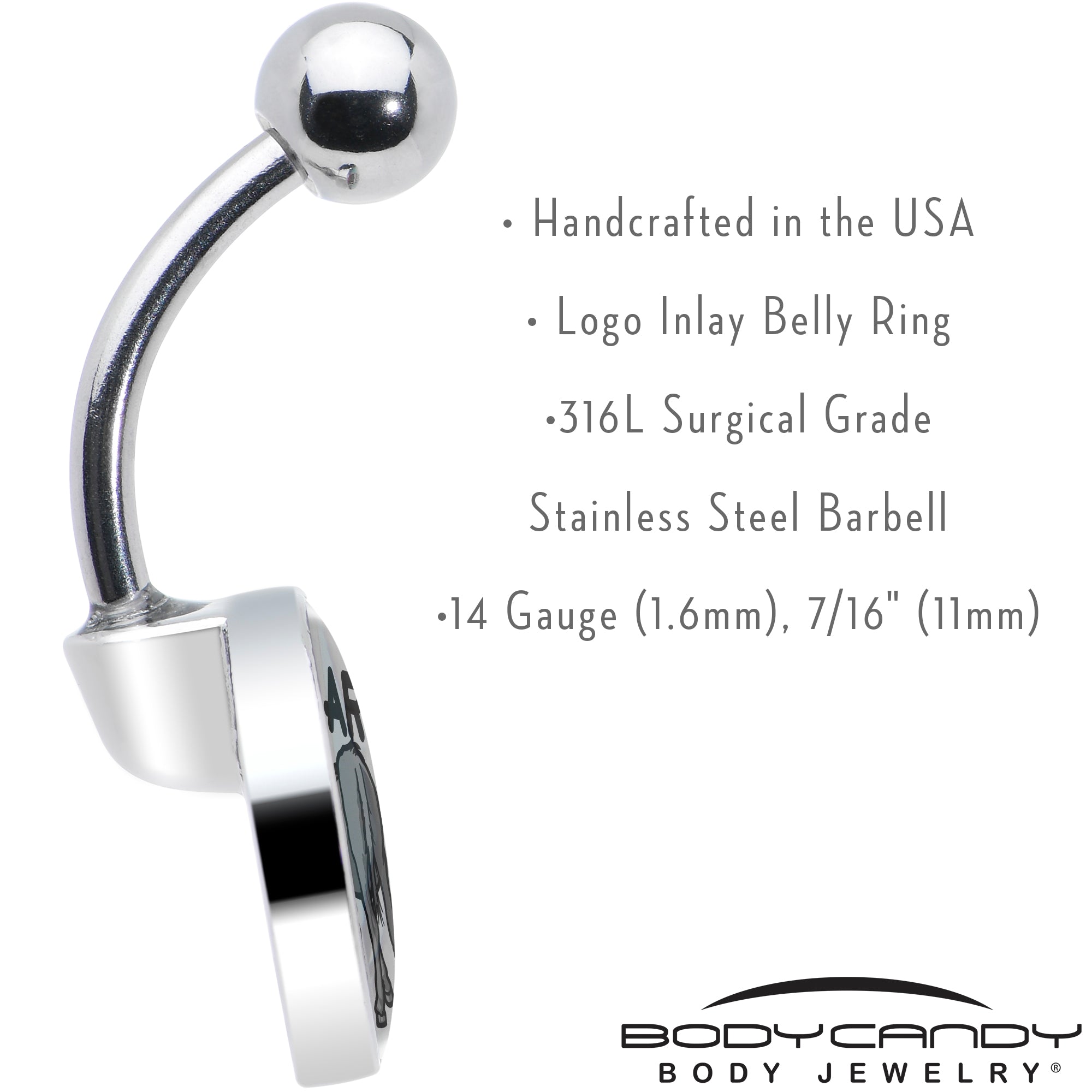 Donkey Smart Ass Belly Ring by Onyx O