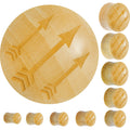 Organic Crocodile Wood Archer's Arrows Saddle Plug