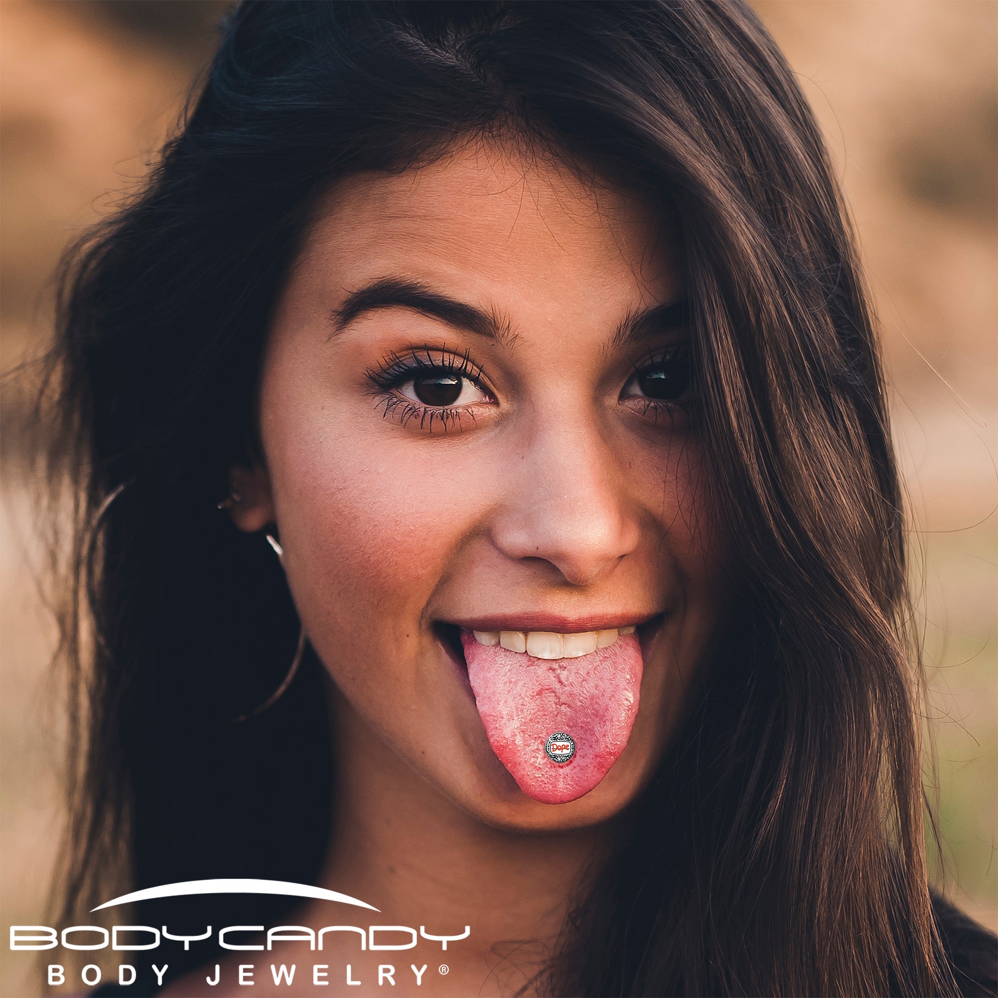 Dope Composition Notebook Barbell Tongue Ring by Onyx O