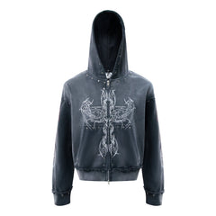 "DRKANGL" ZIP UP