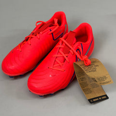 NIKE Kids Shoes Cleat Phantom GX II Academy X Haaland FG/MG Sz 2y Bright Crimson As-is