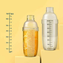 Cocktail Shaker Drink Mixer Food Grade Plastic Ergonomic Design Modern Home Bar Accessory Everyday Bartending Appliance