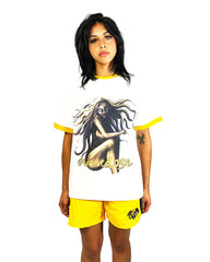 "RINGER TEE - YELLOW"
