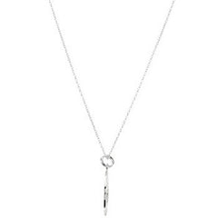 Heart U Back Cat Lover Paw Necklace