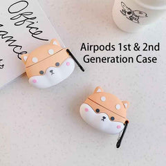 Cute Shiba AirPods Case Cover – Compatible 3rd Gen or Pro