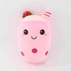 Boba Stuffed Animal, Bubble Tea Toy, Ultra Soft Spandex Fabric, 25cm 35cm Kawaii Figure, Cute Room Decor For Her