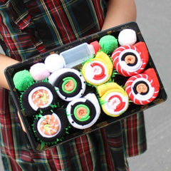 Sushi Socks, 4 Pair Novelty Box Set, Premium Soft Blend Apparel, Funny Everyday Accessory Gift For Men