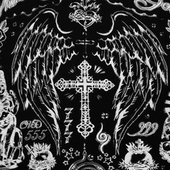 "TATTOO" ZIP UP - MIDNIGHT