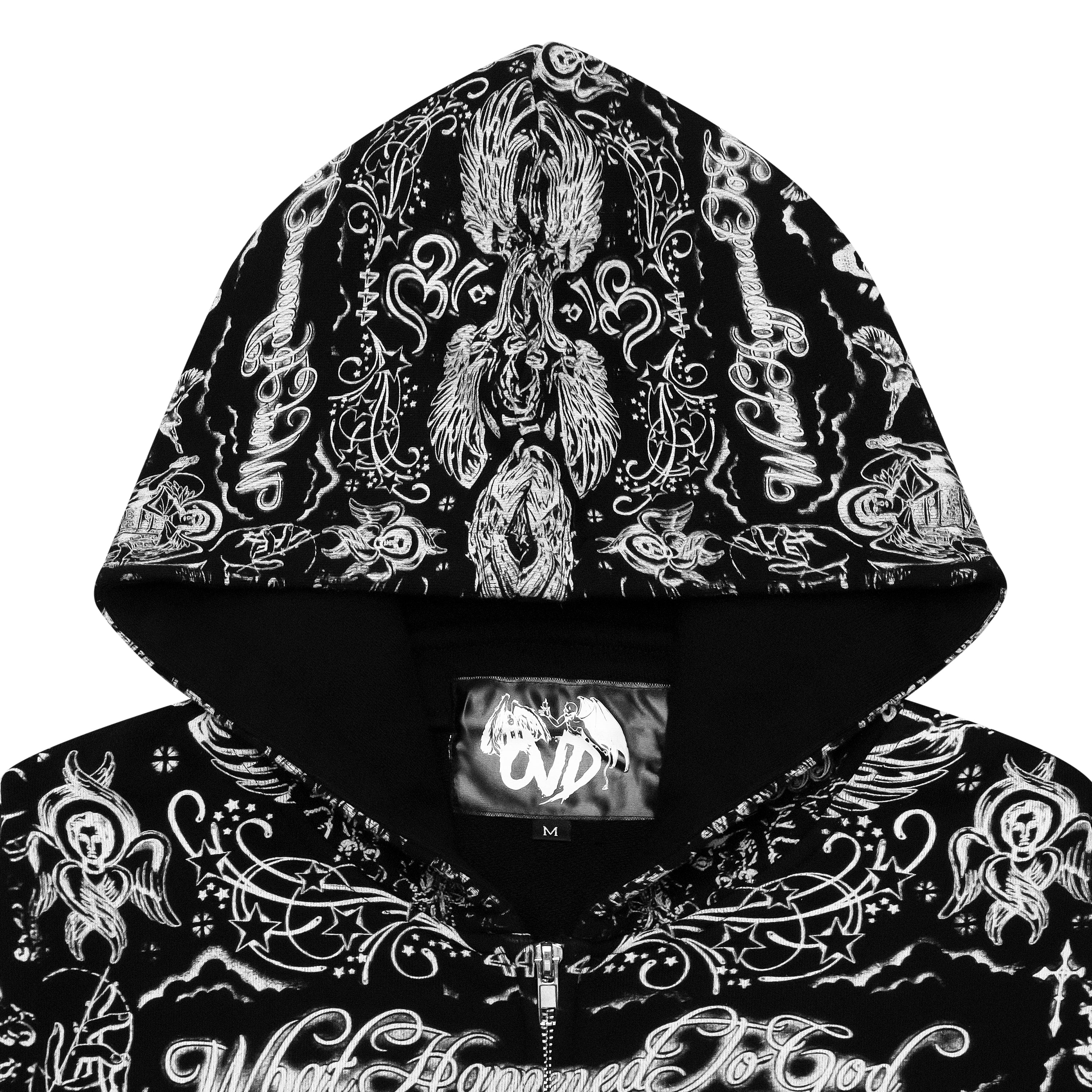 "TATTOO" ZIP UP - MIDNIGHT