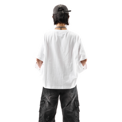 "TRIBAMETAL" LOGO TRNSFRMR L/S - ANGEL