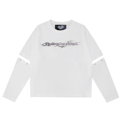 "TRIBAMETAL" LOGO TRNSFRMR L/S - ANGEL