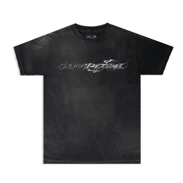 "TRIBAMETAL" LOGO TEE
