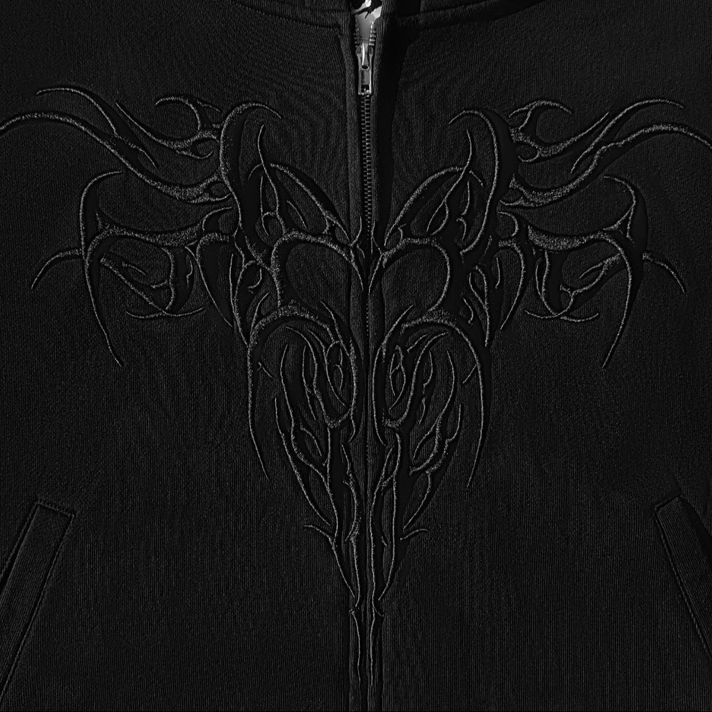 "DRKSAINT" ZIP UP