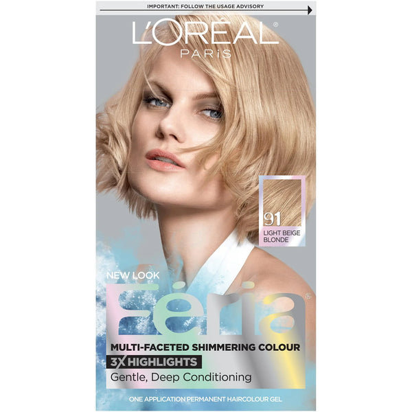 Shimmering Permanent Hair