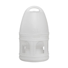 Gazechimp Bird Water Drinker Quail Dove Chicken Parakeet Parrot Pigeon Water Dispenser Feeder Water Pot Container White 3L